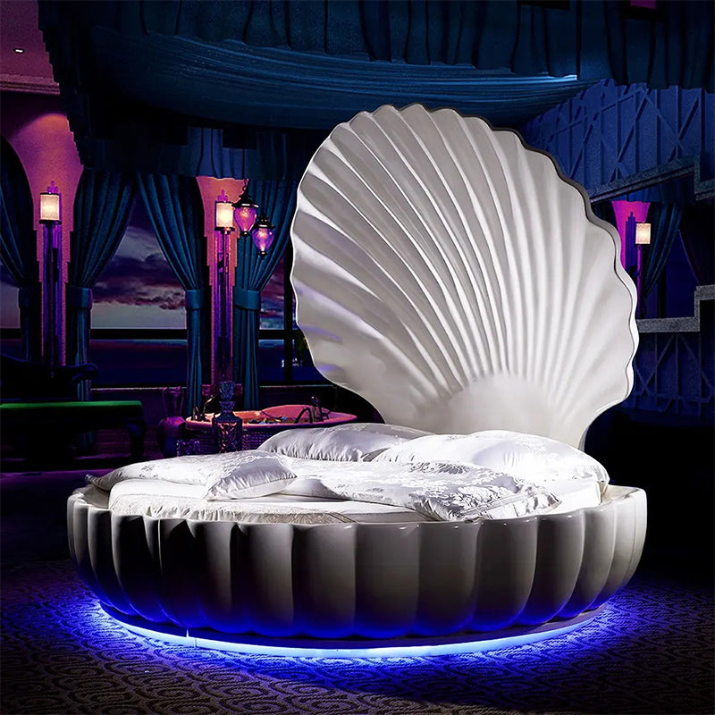 Mermaid Marine Series Round Clam Shell Fantasy Bed